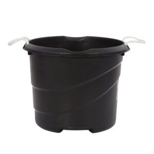 18 gallon (72 quart) rope handle storage bin tote lidless ball bucket