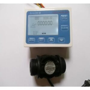 Flow Meter New G1 Flow Water Sensor Meter+Digital LCD Display Flowmeter High Stability and Convenient Operation