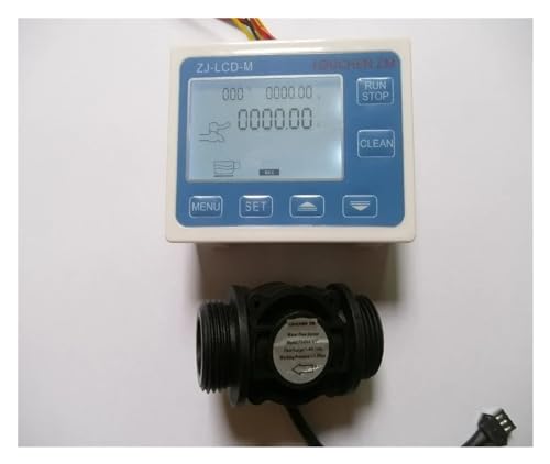 Flow Meter New G1 Flow Water Sensor Meter+Digital LCD Display Flowmeter High Stability and Convenient Operation