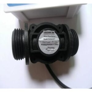 Flow Meter New G1 Flow Water Sensor Meter+Digital LCD Display Flowmeter High Stability and Convenient Operation