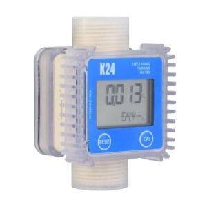 Flow Meter 1 Piece Digital K24 Oil Fuel Flow Meter Fuel Flow Meter Water Sea Liquid Flow Meters Measuring Tools High Stability and Convenient Operation