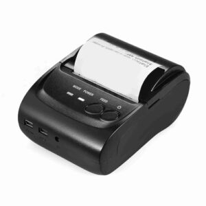 YDuupxe Mini 58mm 5802DD Thermal Receipt Printer USB Connect with Auto Sleep Awake Printing Equipment Used for Restaurant Personal Bill (US Plug)