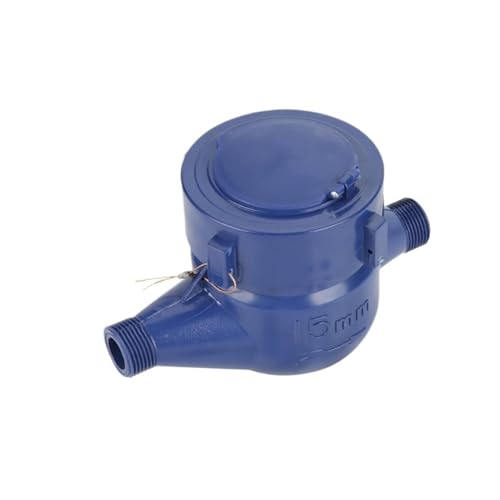 Flow Meter Water Flow Meter Water Meter 15mm 1/2 Inch Cold Water Meter with Fittings for Garden & Home Usage High Stability and Convenient Operation