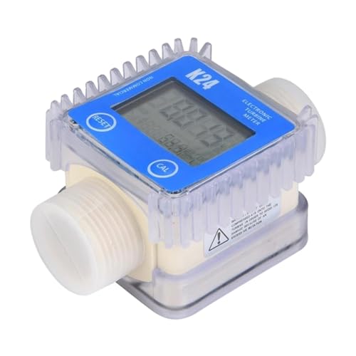 Flow Meter 1 Piece Digital K24 Oil Fuel Flow Meter Fuel Flow Meter Water Sea Liquid Flow Meters Measuring Tools High Stability and Convenient Operation