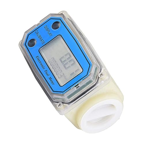 Flow Control Meter Mini Digital Flow Meter, Fuel Flow Meter Flowmeter for Water Sea Liquid Flowmeter Used in Petroleum,Food, Etc.