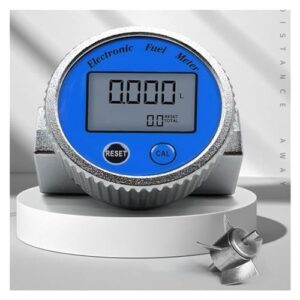 Flow Meter High Accuracy Turbines Flow Meter Waterproof Liquid Water Meter Flowmeter 2 Size High Stability and Convenient Operation (Color : 1 inch, Size : A)