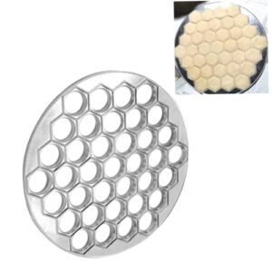 TOPofly Dumpling Maker, Ravioli Maker 9.84inch 37 Holes Aluminium Alloy Reusable Washable Dumpling Maker Home Kitchen Restaurant Ravioli Dumpling Mould, Ravioli