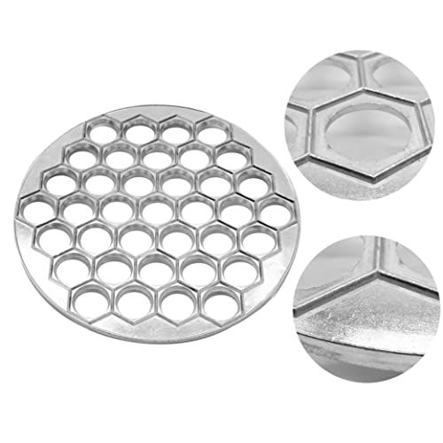 TOPofly Dumpling Maker, Ravioli Maker 9.84inch 37 Holes Aluminium Alloy Reusable Washable Dumpling Maker Home Kitchen Restaurant Ravioli Dumpling Mould, Ravioli