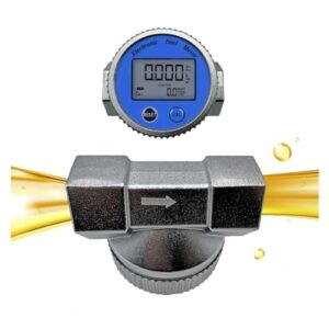 Flow Meter Waterproof Meter Digital Meter Water Flow Meter Mini Digital S Flowmeter Flow Meter High Stability and Convenient Operation (Color : 6 Points, Size : A),