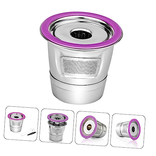 Homoyoyo Coffee Capsule Cup Espresso Coffee Tea Strainer Coffee Accessory Coffee Concentrate Coffee Machine Accessories Coffee Espresso Coffee Supply Filter Coffee Drainer Stainless Steel