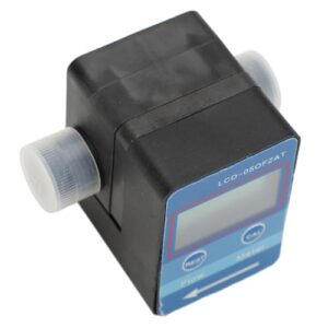 LCD Digital Liquid Meter Gasoline Water Flowmeter 2PCS G1/2in for Fuel Dispensers