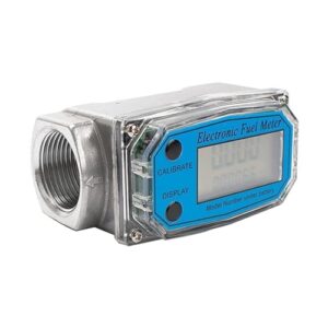 flow meter 1.5 inch digital flow meter lcd display fuel water flow meter, flowmeter for kerosene gasoline water high stability and convenient operation, 260836725