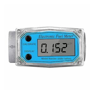 flow control meter digital flow meter, flowmeter gauge 1" npt led digit fuel meter, pcb flow indicator sensor counter used in petroleum,food, etc.