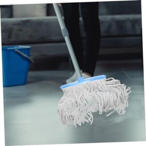 Hoement Replaceable Mop Head Mop Refill Rope Mop Head Cleaning Mop Commercial Mop Heads Mop Replacement Wet Mop Looped End Wet Industrial Mop Heads Mop Head Refill Sweeper Mop Heads Cotton