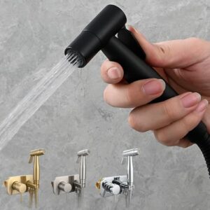 Toilet Bidet Sprayer Set With Hot Cold Mixers Valves Elegant Warm Water Toilet Handheld Bidet Sprays For Hygienic Comfort