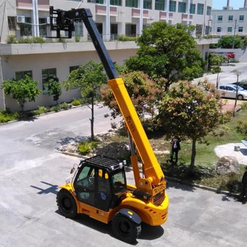 Small telescopic forklift 8m lift height forklift hydraulic off-road boom 4x4 all terrain diesel engine loader