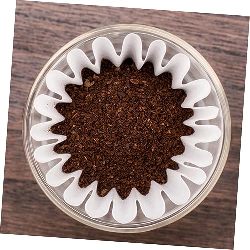 CIYODO 100 Sheets American Coffee Filter Paper Milk Strainer Machine Espresso Coffee Maker Filter Tea Strainer Loose Tea Filter Cold Brew Coffee Cup Filter Paper Drink White