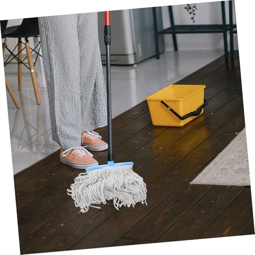 Hoement Replaceable Mop Head Mop Refill Rope Mop Head Cleaning Mop Commercial Mop Heads Mop Replacement Wet Mop Looped End Wet Industrial Mop Heads Mop Head Refill Sweeper Mop Heads Cotton