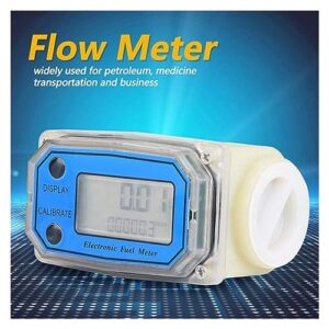 Flow Control Meter Mini Digital Flow Meter, Fuel Flow Meter Flowmeter for Water Sea Liquid Flowmeter Used in Petroleum,Food, Etc.