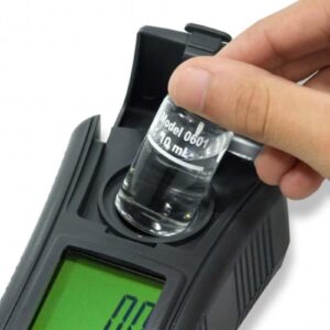 XDTKJDZ Portable Digital Water Turbidimeter, Scientific Turbidity Meter, Measuring Range 0.00~3.50ppm (mg/L), with LCD Display, for Lab Water Treatment Plant Wine Industry