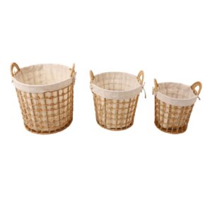 3pcs laundry basket grocery bag large capacity dirty clothes storage basket bucket for home