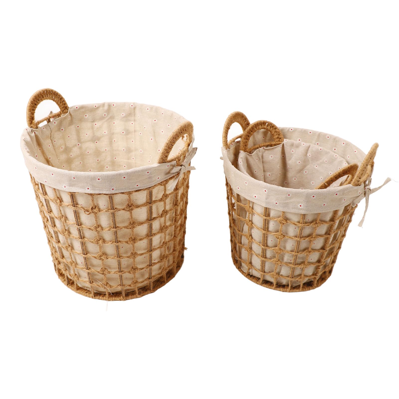 3Pcs Laundry Basket Grocery Bag Large Capacity Dirty Clothes Storage Basket Bucket for Home