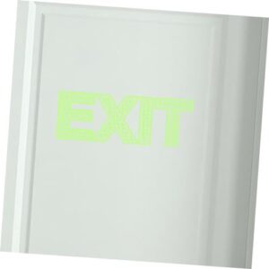 jojofuny 2sets Export Sticker Stickers Signs Sign Sticker Emergency Exit Sign Indicator Floor Sticker Exit Sticker Mall Supplies Way Indicator Sticker Warning Sticker Exit Decals 2sheets*2