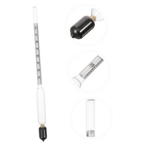 ULTECHNOVO Hydrometer Liquid Tester for Liquid Measuring Tools Mud Making Supplies Liquidometer Liquid Meter Liquid Measuring Device Petroleum Meter Petroleum Making Tool Measure Tool Glass