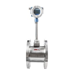 Flow Control Meter Compact Dn25 DN50 Liquid Flowmeter, Factory Gas Application Steam, Air Liquid Measure Flow Meter Used in Petroleum,Food, Etc. (Color : DN80, Size : 1)