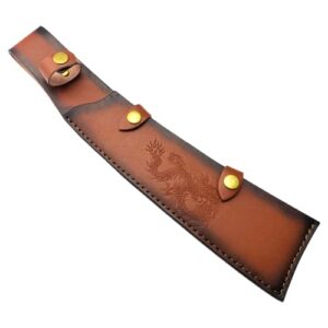 Leathers Sheath Cutter Case Pockets Straight Cutter Sheath Carriers Holsters Handmade Cutter Pouches With Belt Rings