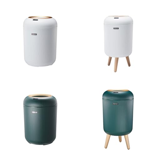 Footbed Garbage Bin 9.5L/10L Automatic Smart Sensors Wastebasket Trash Can for Kitchen Living Room Office Decor