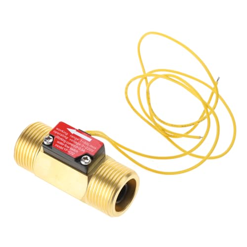 Brass Water Switchs External Threaded Water Liquid Flowmeter Water Switchs Fluidmeter For Water Heater