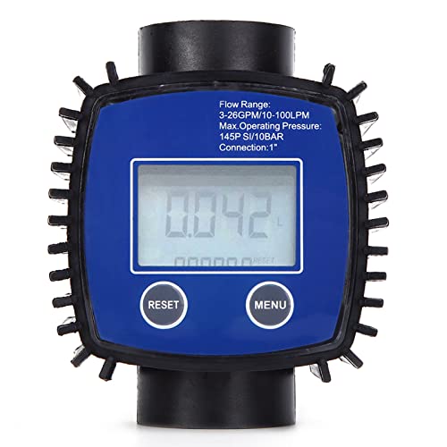 Digital Display Meter, High Accuracy Water Flowmeter for 1in Internal Thread for Various Media