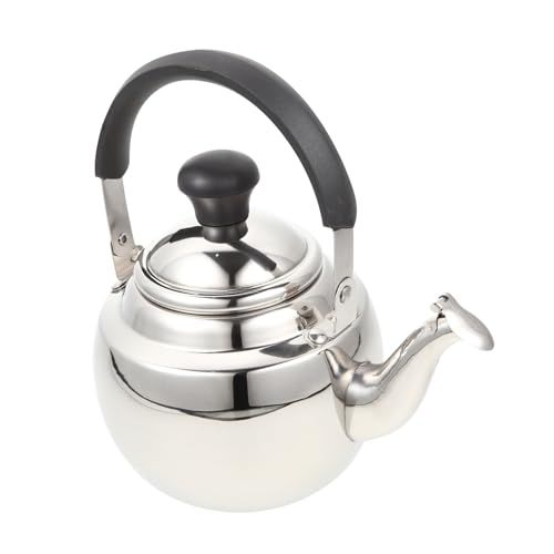 BRIGHTFUFU Stainless Steel Kettle Tea Kettle Water Boiling Kettle Espresso Machines for Home Coffee Machine Anti- Scald Water Kettle Chinese Teapot Kettle Hot Teakettle for Induction Cooker