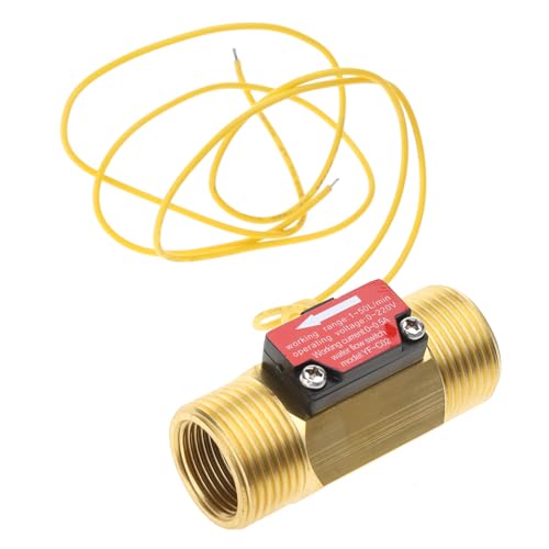 Brass Water Switchs External Threaded Water Liquid Flowmeter Water Switchs Fluidmeter For Water Heater