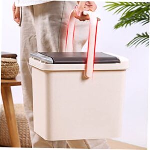 ANDRESLAD Tea Residue Bucket Waste Holder Kitchen Waste Bins Kitchen Garbage Container Portable Trash Can Kitchen Compost Bin Countertop Tea Dross Bucket Tea Strainer Tea Leaf Holder Plastic