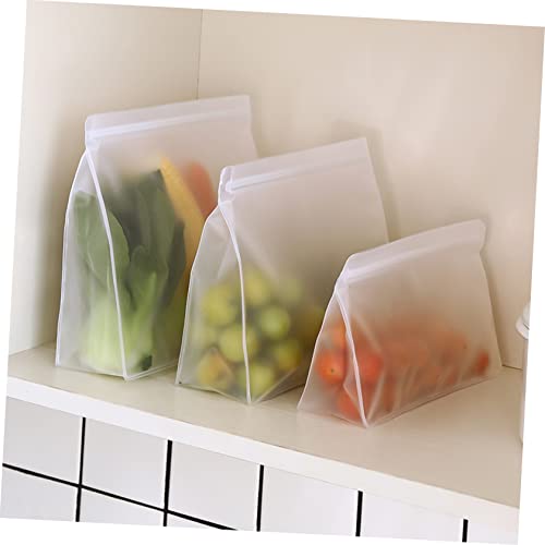 BIUDECO 3pcs Food Preservation Bag Vacuum Food Bags Fridge Containers Vegetable Storage Bags for Refrigerator Vaccum Sealer Storage Bags Vacuum Seal Bags Refrigerator Containers Tomorrow