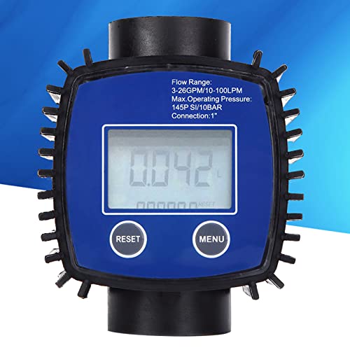 Digital Display Meter, High Accuracy Water Flowmeter for 1in Internal Thread for Various Media