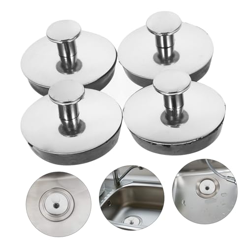 OSALADI 2sets Drain Sink Drain Stopper Bath Tub Stoppers Washbasin Bathroom Washbasin Stopper Bathroom Drainage Stopper Basin Drain Strainer 4pcs*2