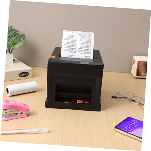 ULTECHNOVO Portable Printer Thermal Printer Abs Receipt Printer for Small Business Black Thermal Pos Printer