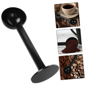 TOBBOMEY Coffee Bean Spoon Tablespoons Coffee Machine Espresso Coffe Beans Coffee Beans Coffee Beets Lor Coffee Tea Tablespoon Coffee Grinding Spoon Tea Spoon Espresso Scoop Black Plastic