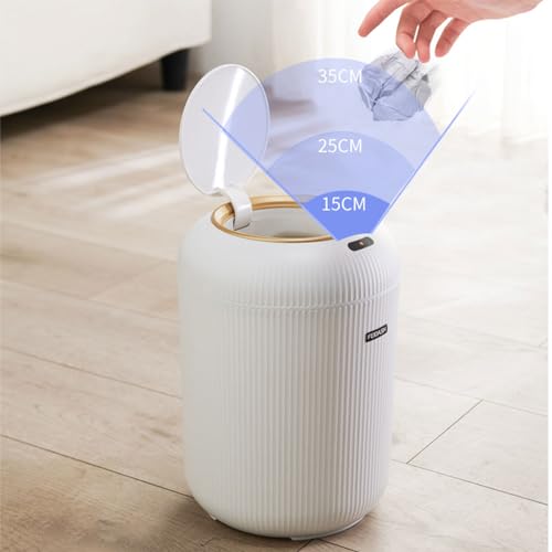 Footbed Garbage Bin 9.5L/10L Automatic Smart Sensors Wastebasket Trash Can for Kitchen Living Room Office Decor