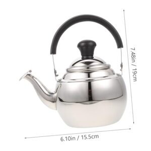 BRIGHTFUFU Stainless Steel Kettle Tea Kettle Water Boiling Kettle Espresso Machines for Home Coffee Machine Anti- Scald Water Kettle Chinese Teapot Kettle Hot Teakettle for Induction Cooker