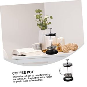 SHOWERORO 1pc Manual Espresso Machine Espresso Maker Espresso Shots Coffee Maker Espresso Pitcher Teapot with Scale Espresso Coffee Machine Transparent Thick Bottom Glass