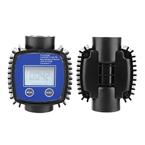 Digital Display Meter, High Accuracy Water Flowmeter for 1in Internal Thread for Various Media