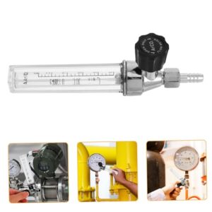 ROMISBABA 3pcs Barometer Regulator Argon Flowmeter Argon Flow Meter Carbon Dioxide Flowmeter Carbon Dioxide Flow Indicator Flowmeter Argon Flowmeter Tube for Air Aluminum Alloy Transparent