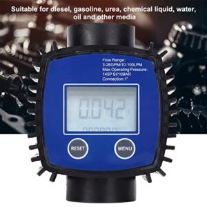 Digital Display Meter, High Accuracy Water Flowmeter for 1in Internal Thread for Various Media