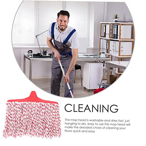 GARVALON Dust Wet Mop Head Mop Replacement Heads Industrial Cleaning Mop Heads Sponge Mops Micro Fiber Mop Floor Mop Mop Clean Mop Head Floor Care Mop Head Cloth