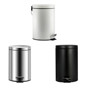 Rubbish Bin 3L Pedal Garbage Small Waste Bin for Home Use Sealed Lid to Lock in Odors