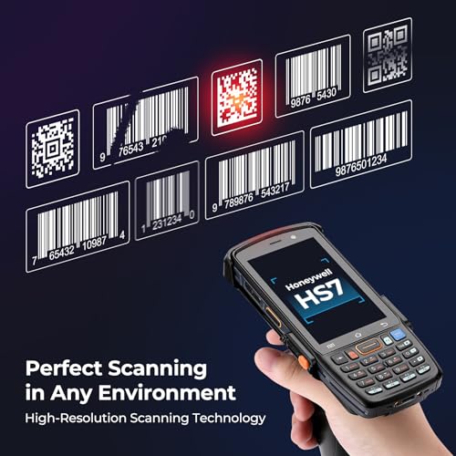 MUNBYN Android Barcode Scanner 082Pro, Android 12 Barcode Scanner, Equipped with Honeywell HS7 Barcode Scanner, and 088P 2024 New Long-Range-Android-Barcode-Scanner, Android 11 PDA, Zebra 4850 Scanner